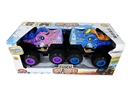 FRICTION STUNT CAR W/LIGHT & SOUND,2PCS（INCLUDED BATTERY）