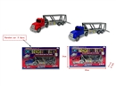FRICTION TRUCK W/PULL BACK CAR 4PCS