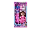 12"BLOW MOLD DOLL W/MUSIC & ACCESSORIES