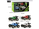 FRICTION DIE-CAST CAR 4PCS