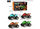1:12 FRICTION DIE-CAST MOTORCYCLE 4PCS