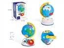 STEERING WHEEL GLOBE (BLUE)WITH MUSIC & MUSIC