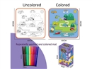 COLORING WASHABLE MAT