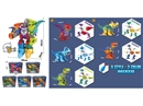 ASSEMBLE DINOSAUR,2COLOUR