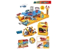 PARKING LOT TOOL BOX W/FREE WAY DIE-CAST CAR 2PCS & PLANE 1PCS & LIGHT & MUSIC(INCLUDE BATTERY)