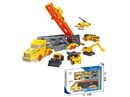 CONSTRUCTION STORAGE CAR W/FREE WAY CAR 5PCS & PLANE 1PCS