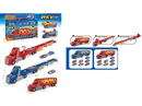 CATAPULT RAIL STORAGE CAR W/FREE WAY DIE-CAST CAR 4PCS，2COLOURS