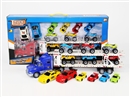 FRICTION TRAILER W/FREE WAY CAR 12PCS
