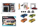 1:64 WASH CAR STATION SET