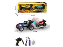 4-CHANNE R/C CAR  W/LIGHT & SPRAY & FRICTION CAR（INCLUDED BATTERY）2COLORS