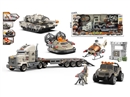 FRICTION MILITARY SET W/LIGHT & SOUND & FREE WAY CAR