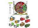 PULL BACK CONSTRUCTION CAR 16PCS