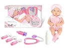 14"RUBBER DOLL W/ DOCTOR SET