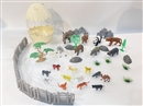 ANIMALS SET 42PCS,4PCS/DISPLAY BOX