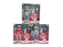 12" BLOW NOLD DOLL,3COLOUR W/ACCESSORIES
