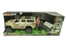 FREE WAY MILITARY CAR SET W/LIGHT & SOUND