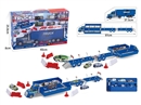 CATAPULT POLICE STORAGE TRUCK W/FREE WAY CAR 6PCS