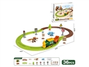 B/O RAIL CAR SET W/MUSIC 36PCS