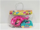 4.5"SOLID BODY DOLL W/HELICOPTER & CAR