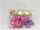 5"SOLID BODY DOLL W/HELICOPTER & CAR