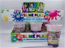 CRYSTAL SLIME SET,6PCS/DISPLAY BOX