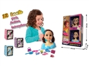 12"DOLL HEAD W/4D EYES & BEAUTY SET