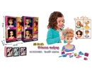 12"DOLL HEAD W/BEAUTY SET,2ASST