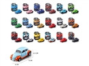1:60 PULL BACK DIE-CAST CAR W/CAN OPEN THE DOOR, 18ASST