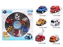 PULL BACK DIE-CAST CAR 6PCS
