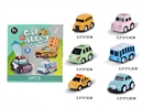 PULL BACK DIE-CAST CAR 6PCS
