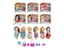 6"JOINTS BODY DOLL W/3D EYES & ACCESSORIES , 6ASST