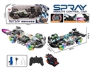 R/C STUNT CAR W/LIGHT & MUSIC & SPRAY（INCLUDED BATTERY）