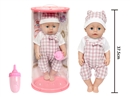 16寸注塑按钮英文6声IC喝水撒尿娃娃（注塑身.塘胶手脚.无包电配吸水奶瓶）