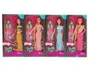 11寸实身9关节时尚芭比+吸塑配件 4款混装