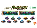 5PCS大轮怪兽车