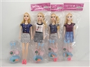 11寸9关节时尚芭比娃娃加配件 3款混装