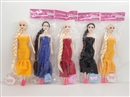 11寸9关节时尚芭比娃娃加配件 4款混装
