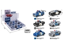 PULL BACK DIE-CAST POLICE CAR,12PCS/DISPLAY BOX