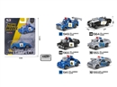 PULL BACK DIE-CAST POLICE CAR W/CAN OPEN THE DOOR,6ASST