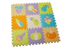 EVA拼图地垫9片蔬菜