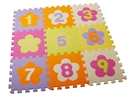 EVA拼图地垫9片花形数字