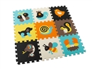 EVA拼图泡沫地垫9片动物和昆虫