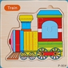 木质火车拼图