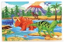 木质卡通恐龙拼图60PCS