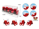 FRICTION FIRE TRUCK 4PCS
