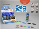OCEAN ANIMAL SET，12PCS/DISPLAY BOX