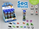OCEAN ANIMAL SET，12PCS/DISPLAY BOX