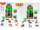 ANIMAL SET，2ASST,6PCS/DISPLAY BOX