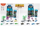 OCEAN ANIMAL SET，2ASST,6PCS/DISPLAY BOX