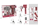 HAIRDRESSING SET W/LIGHT & SOUND